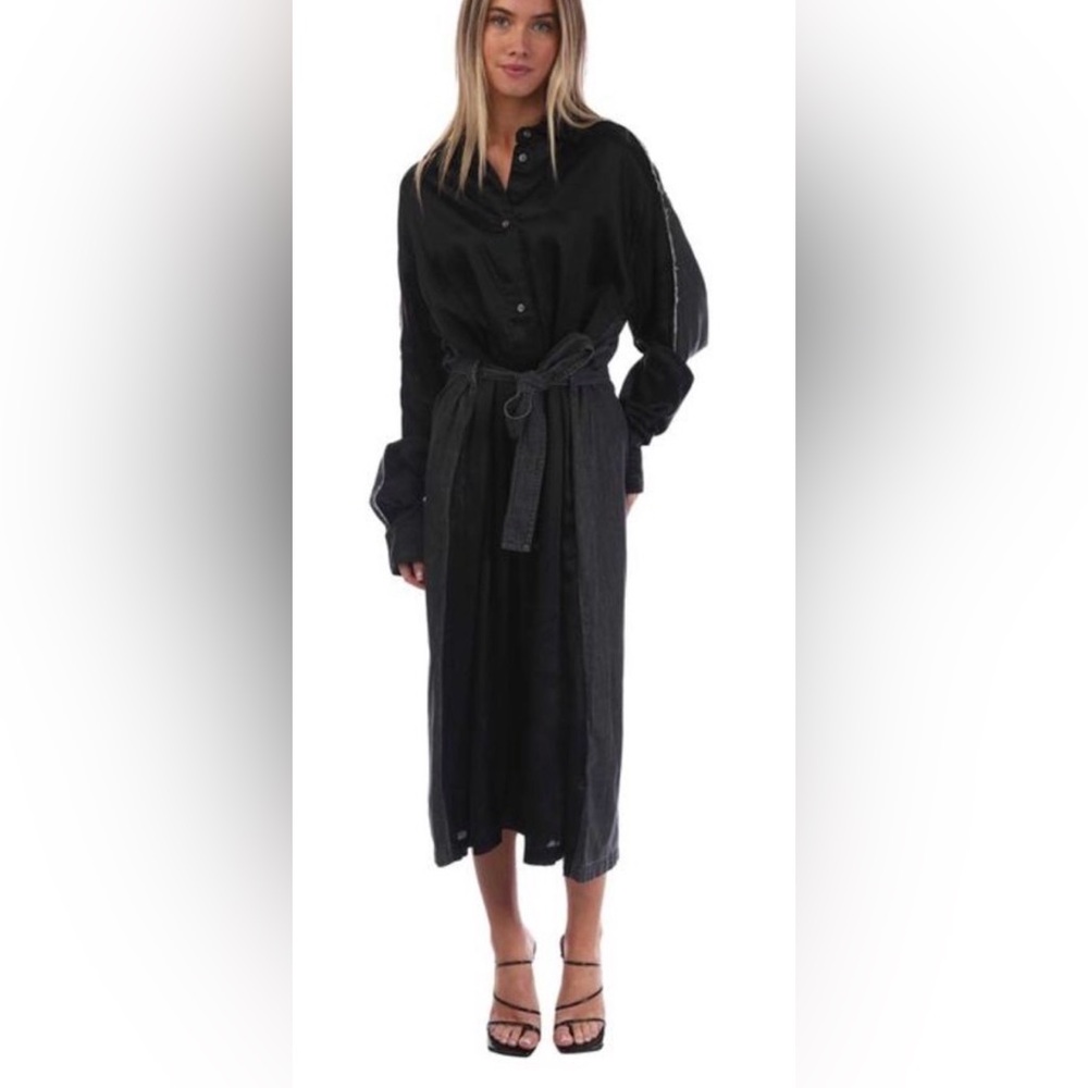 Diesel Women’s D-Paige Steam Midi Dress Black NWT Size 40